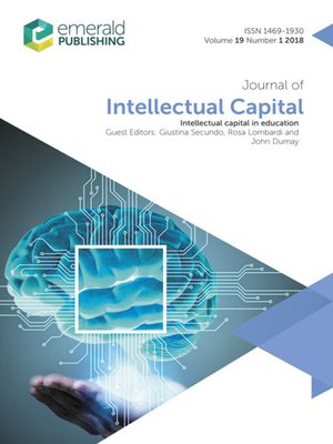 cover image of Journal of Intellectual Capital, Volume 19, Number 1